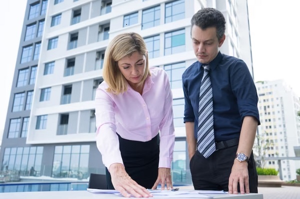 man and woman manage improvement