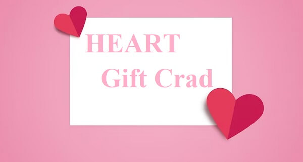 Heart Gift Card