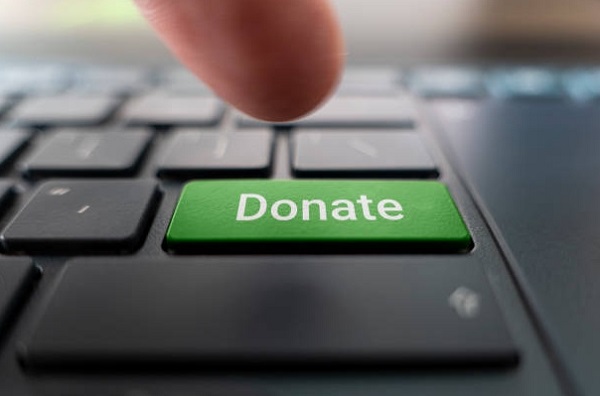 Online Events and Donate Button