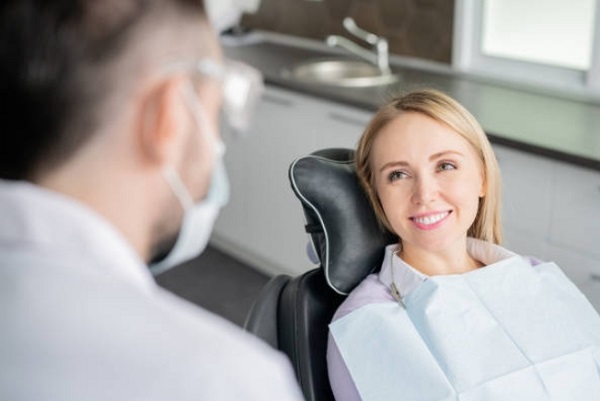 Women Sitting in a Dental Clinic