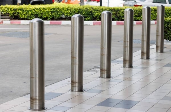 Security Bollards For Parking Area