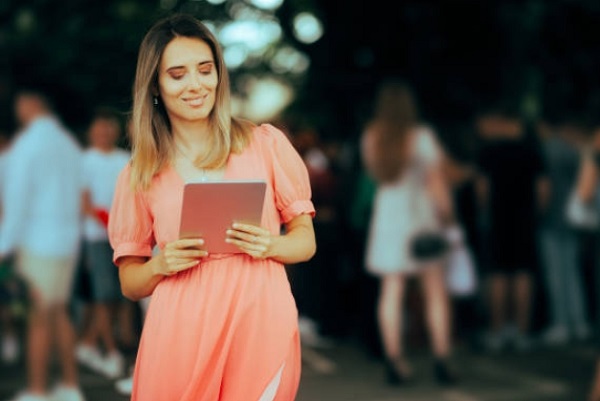woman Planning a Outdoor Wedding
