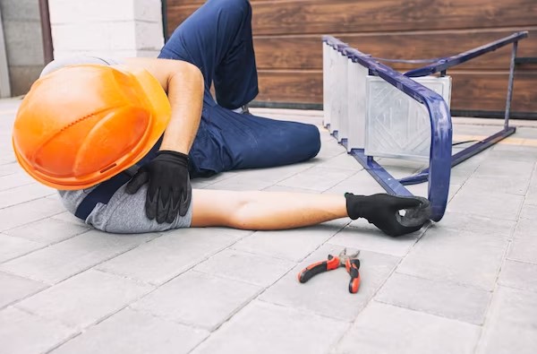 Worker fall from leddars