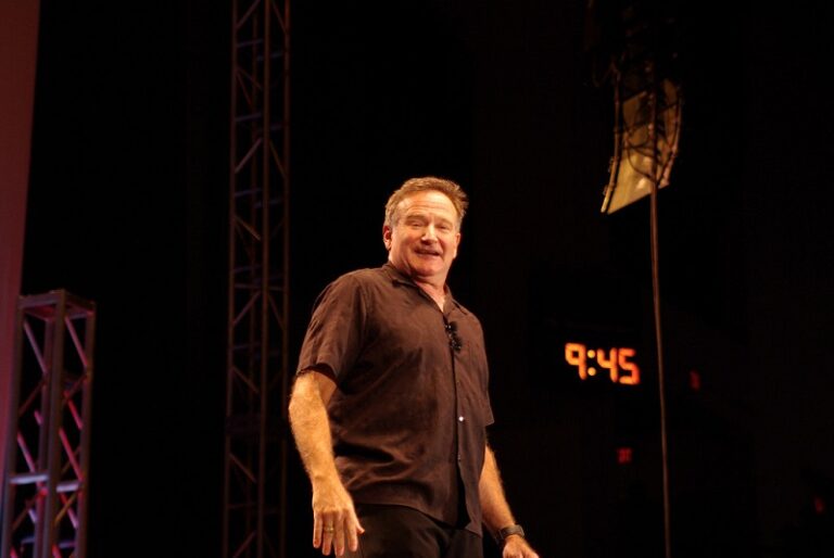 Happy and Smiley Robin Williams