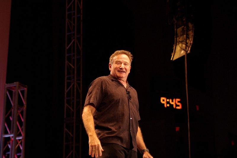 Happy and Smiley Robin Williams