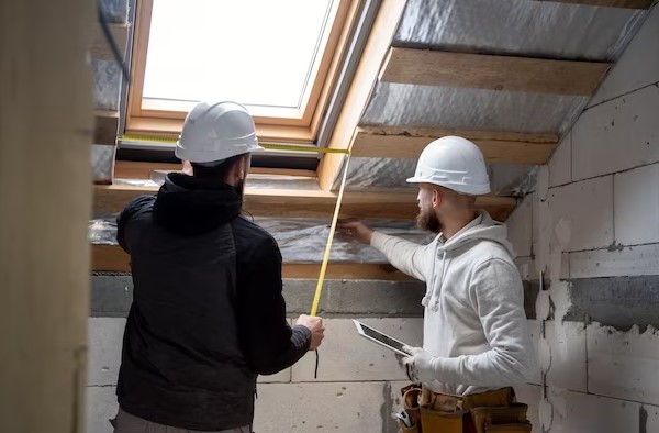 worker measure window