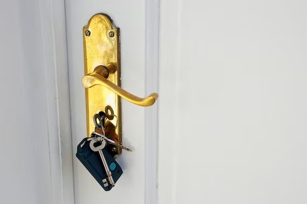 Door with key
