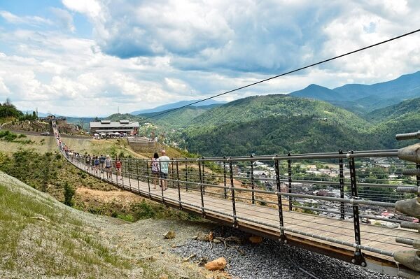 beautiful view of gatlinburg