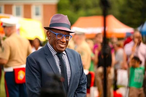 Al Roker wearing cap