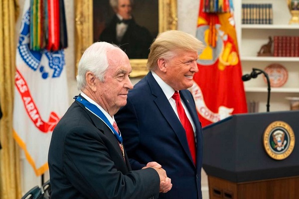 Roger Penske with trump