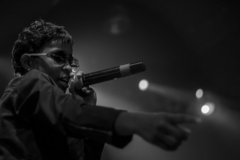 Dej Loaf on a Mic