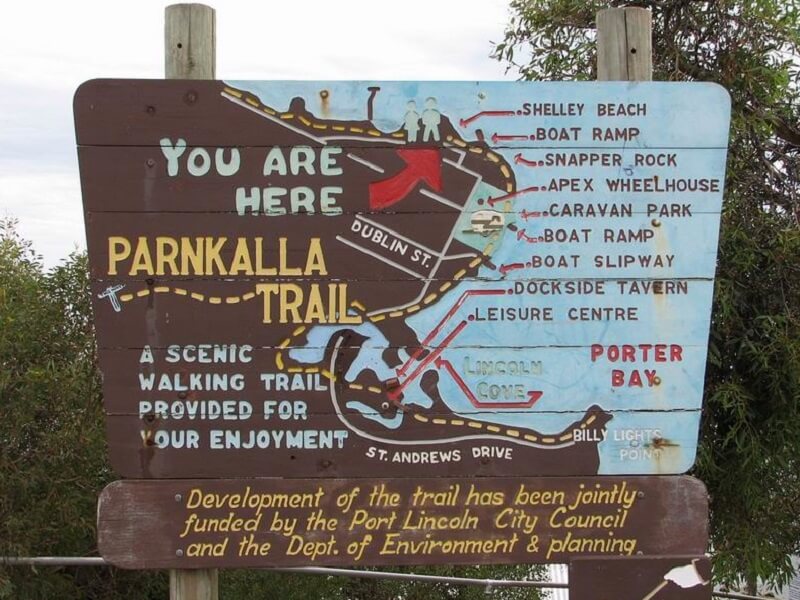 Parnkalla Trail Sign