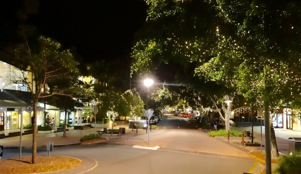 Noosa at night