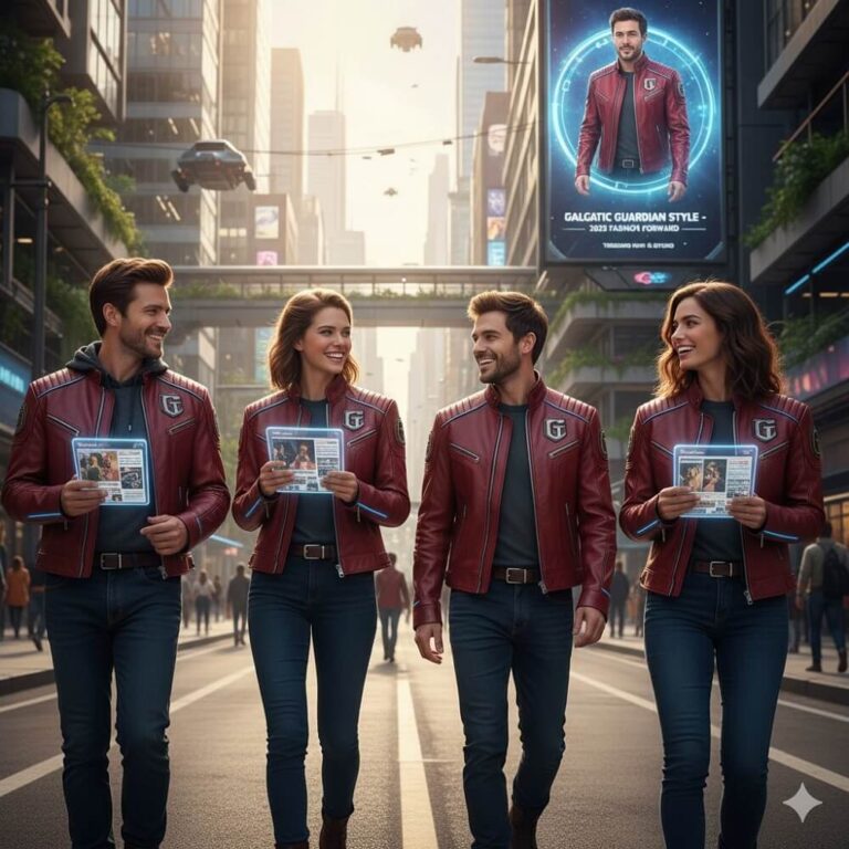 People Wear Star Lord jacket