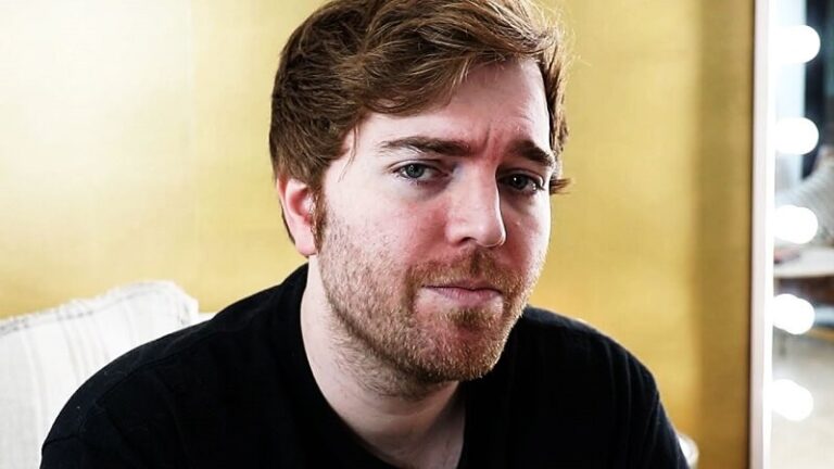 Shane Dawson smiling in studio while filming a YouTube documentary