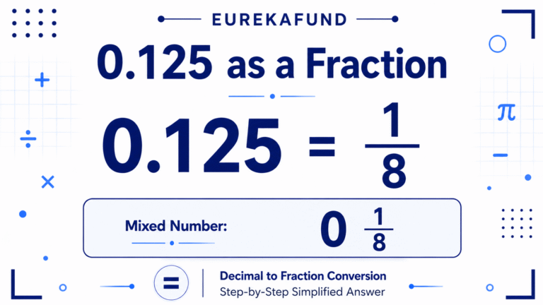 0.125 as a Fraction