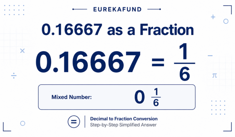 0.16667 as a Fraction