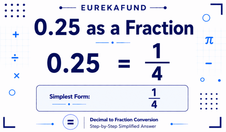 0.25 as a Fraction