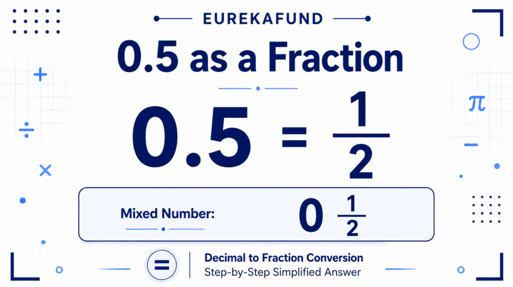 0.5 as a Fraction