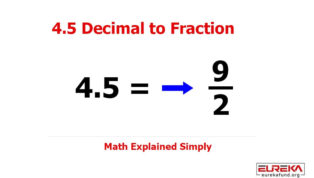 What is 4.5 as a Fraction? (Step-by-Step Explained)