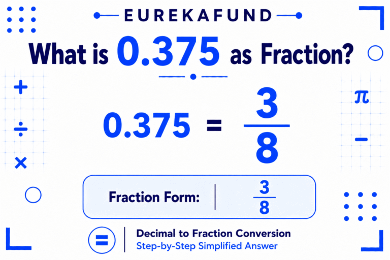 What is 0.375 as Fraction (Step-by-Step Conversion Explained)