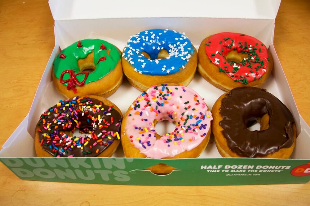 dunkin donusts in box