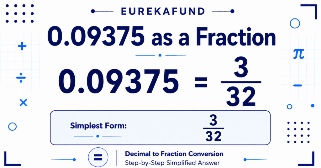 0.09375 as a Fraction