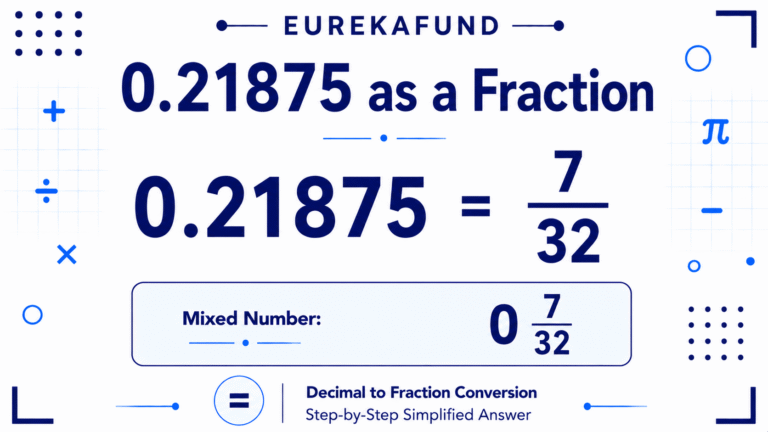 0.21875 as a Fraction