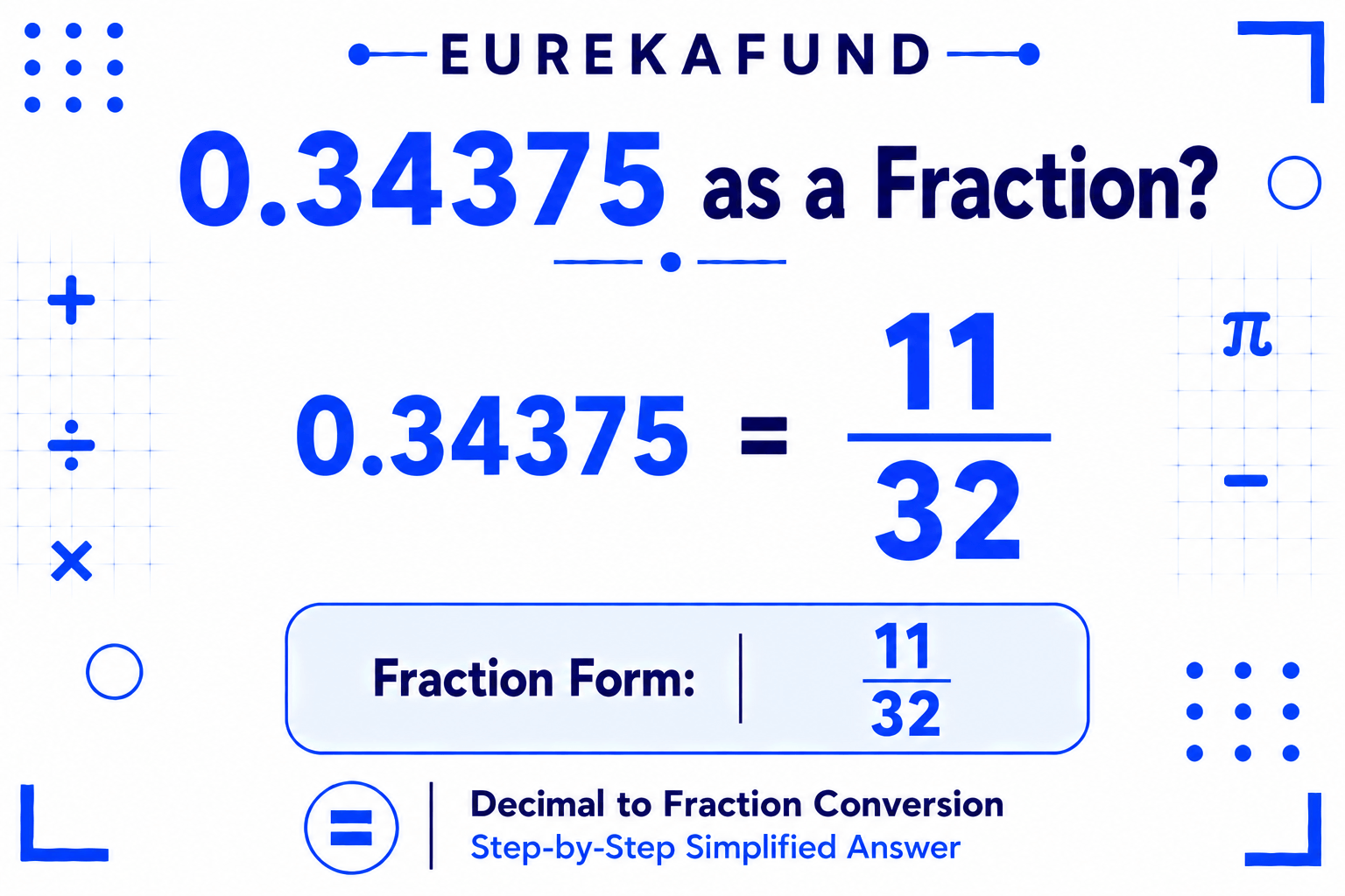 0.34375 as a Fraction
