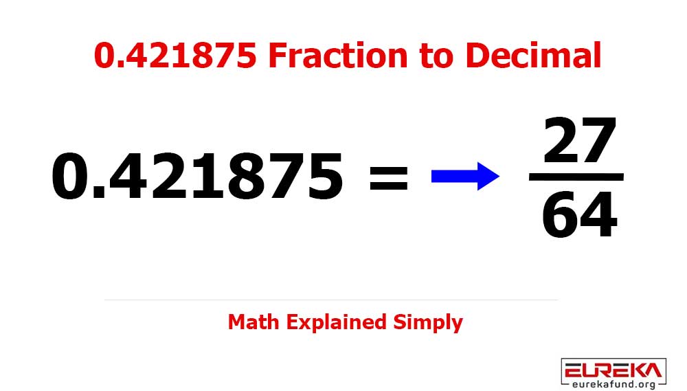 0.421875 as a Fraction (Simple Step-by-Step Explanation)
