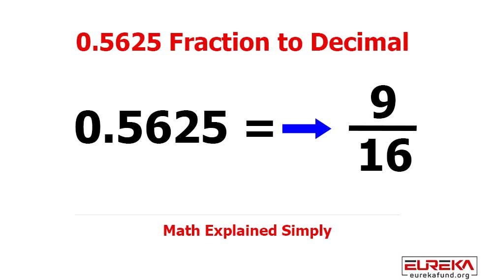 0.5625 as a Fraction (Step-by-Step Explanation)