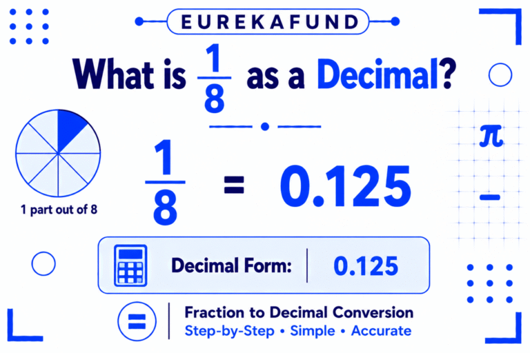 1/8 as a Decimal (Clear Step-by-Step Explanation)