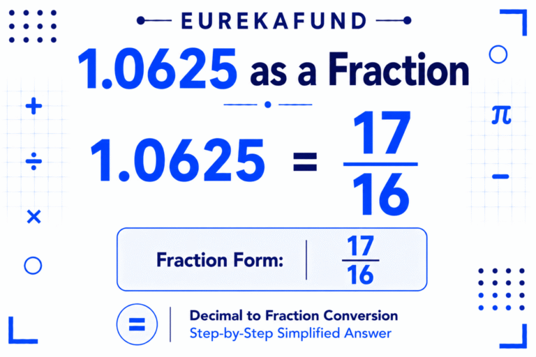 1.0625 as a Fraction