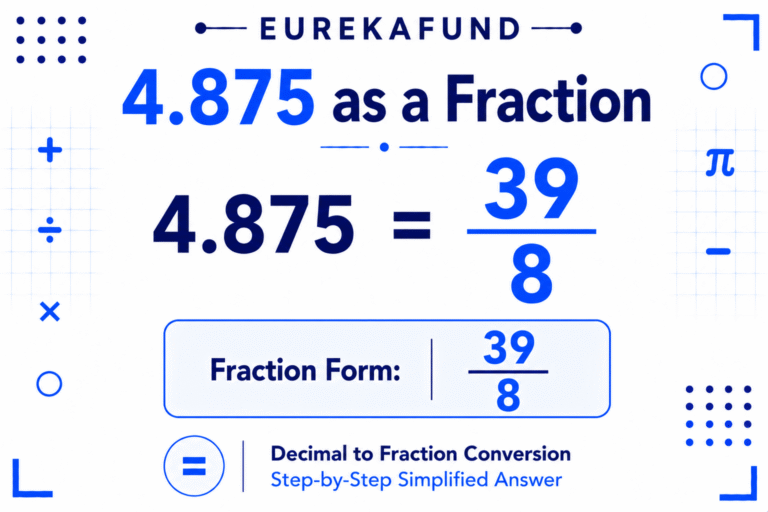4.875 as a Fraction (Clear Step-by-Step Conversion)