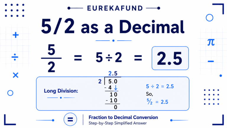 5 2 as a Decimal
