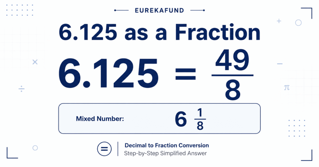 6.125 as a fraction