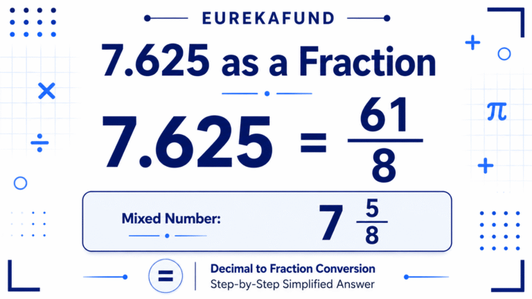 7.625 as a Fraction