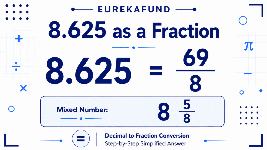 8.625 as a Fraction