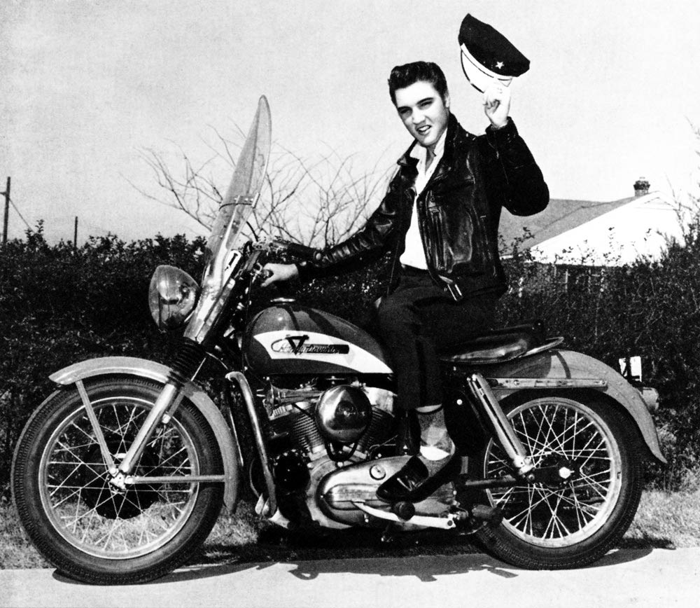 Elvis Presley Use Bike