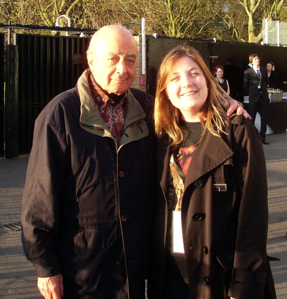 Mohamed Al Fayed with Girl
