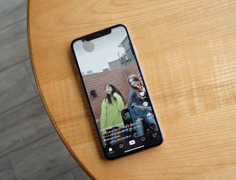 Smartphone Play TikTok Video