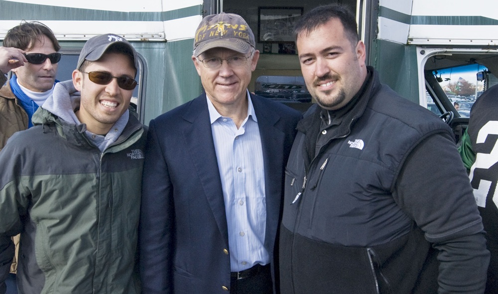 Woody Johnson with other Guy