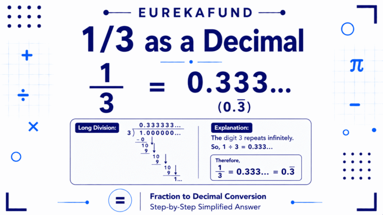 1 3 as a Decimal