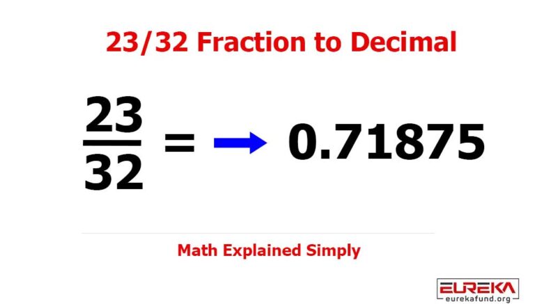 23/32 Fraction to Decimal