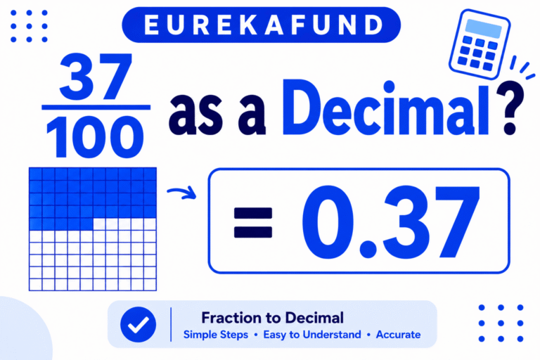 37/100 as a Decimal (Step-by-Step Conversion and Examples)