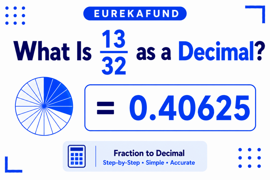 What Is 13/32 as a Decimal (Step-by-Step Conversion and Rounding Guide)