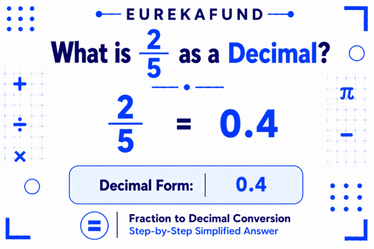 What is 2/5 as a Decimal (Step-by-Step Conversion and Examples)