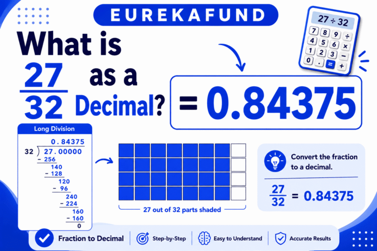 27/32 as a Decimal (Step-by-Step Conversion Explained)