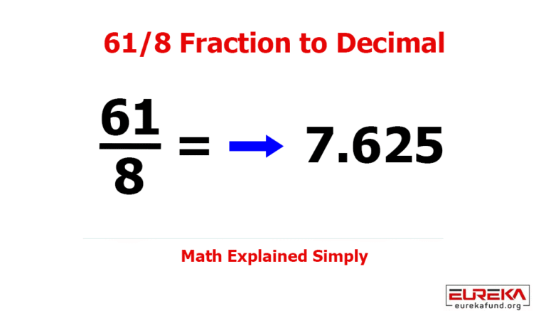 61/8 Fraction to Decimal