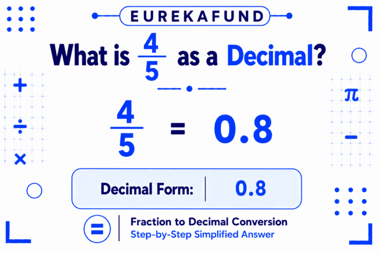 What is 4/5 as a Decimal (Step-by-Step Conversion and Examples)
